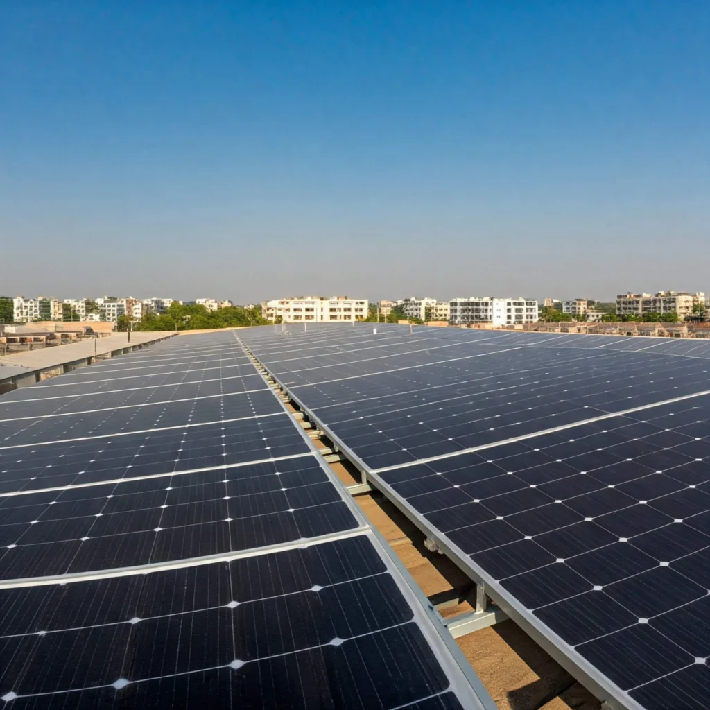 commercial solar panel installation