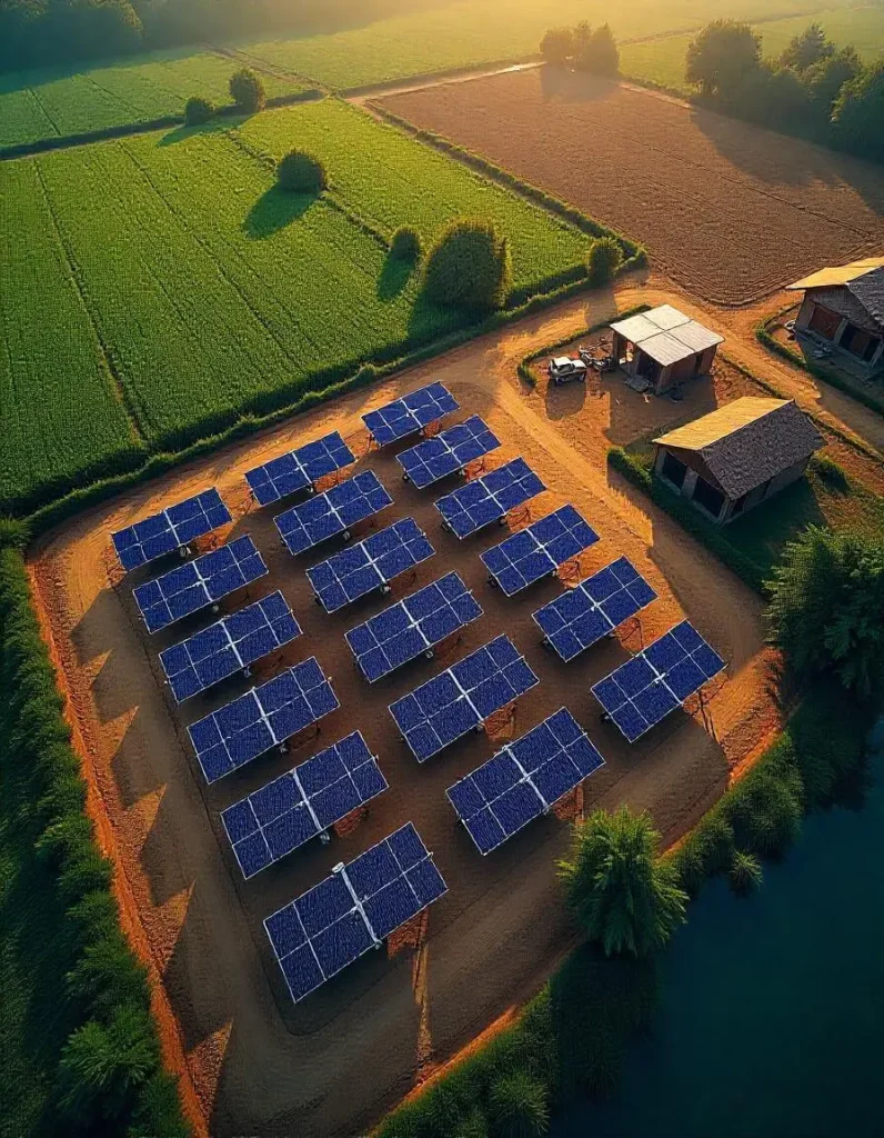 ground mounted solar panel system